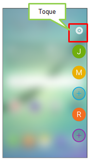 ¿Cómo utilizo la características de bordes de personas en la pantalla Edge?