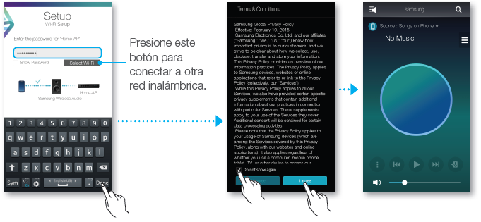 Wireless Audio 360: Conexión manual a Wi-Fi (Android-iOS)