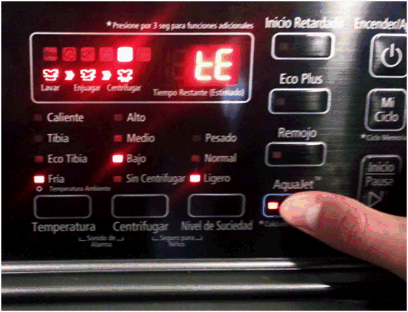 Utilización de programa Samsung Smart Washer / Dryer