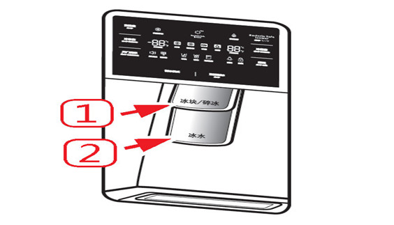 三星冰箱RF858QALATL如何使用制冰机?