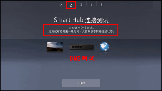 KS8800系列(UA55KS8800JXXZ、UA65KS8800JXXZ)电视如何进行Smart Hub连接测试?