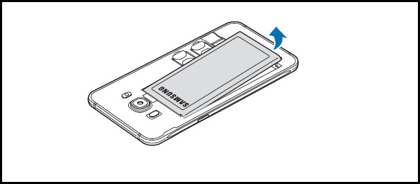 Samsung Galaxy J5(2016) SM-J5108(5.1.1)如何安装SIM /USIM卡?
