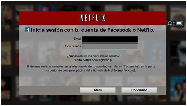 Cuando ingreso a la aplicación de Netflix me indica que no puedo conectarme