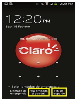 ¿Cómo desbloquear el patrón de bloqueo de mi Samsung Galaxy?