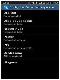 ¿Cómo desbloquear el patrón de bloqueo de mi Samsung Galaxy?