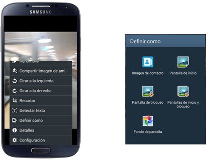 Samsung Galaxy: ¿Cómo cambiar el fondo de pantalla de bloqueo? (Android 4.x.)
