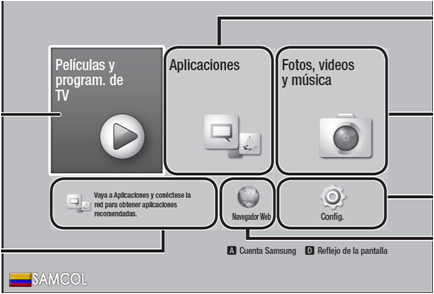 ¿Cómo restaurar la configuración del Blu-Ray Samsung a valores de fabrica? (modelos 2013)