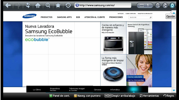 Smart TV: ¿Cómo hacer el ajuste de velocidad del puntero en web browser?