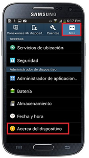 Smartphones Samsung Galaxy: ¿Cómo puedo ver las opciones del desarrollador?