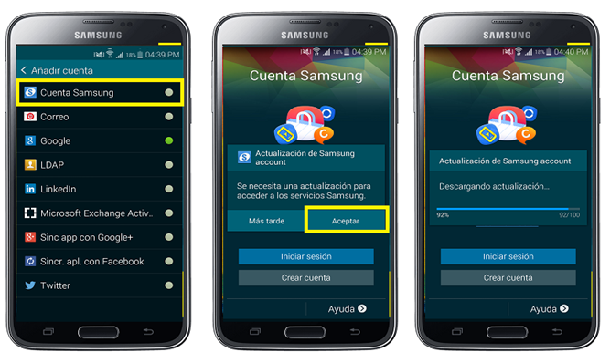 Galaxy: ¿Cómo usar cuenta la de Google registrada en el dispositivo como cuenta Samsung?