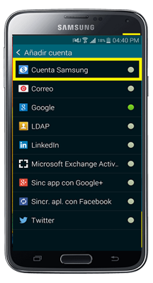 Galaxy: ¿Cómo usar cuenta la de Google registrada en el dispositivo como cuenta Samsung?