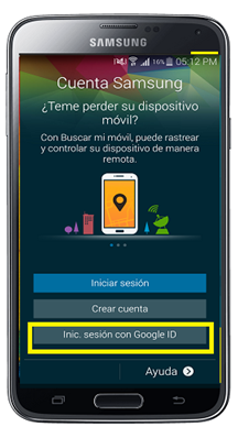 Galaxy: ¿Cómo usar cuenta la de Google registrada en el dispositivo como cuenta Samsung?