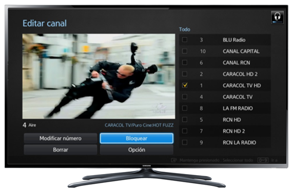 LED H6400: ¿Cómo bloquear canales?