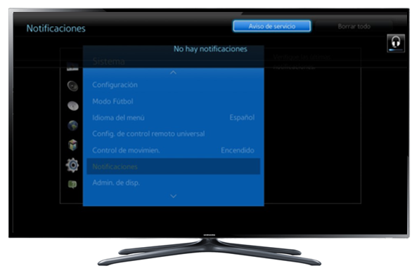 LED H6400: ¿Cómo verificar notificaciones?