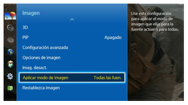 ¿Cómo configurar la imagen según la fuente de video?