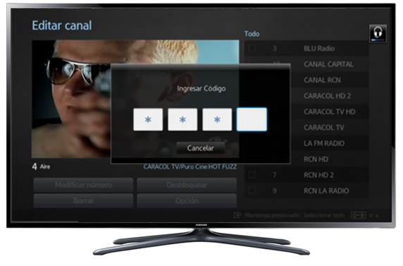 LED H6400: ¿Cómo bloquear canales?