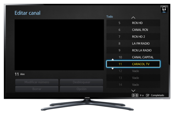 LED H6400: ¿Cómo modificar el número de canal?