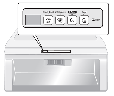 Nevera RL55TTE2C1 - ¿Cómo usar el panel de control de Cool Select Zone?