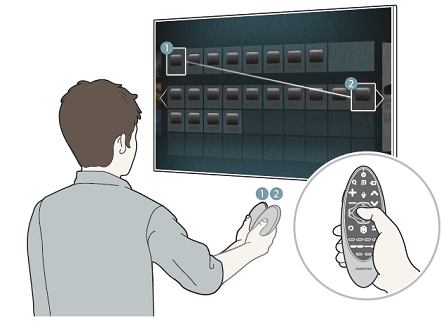 ¿Cómo controlar el TV por medio de Samsung Smart Control?(Serie H)