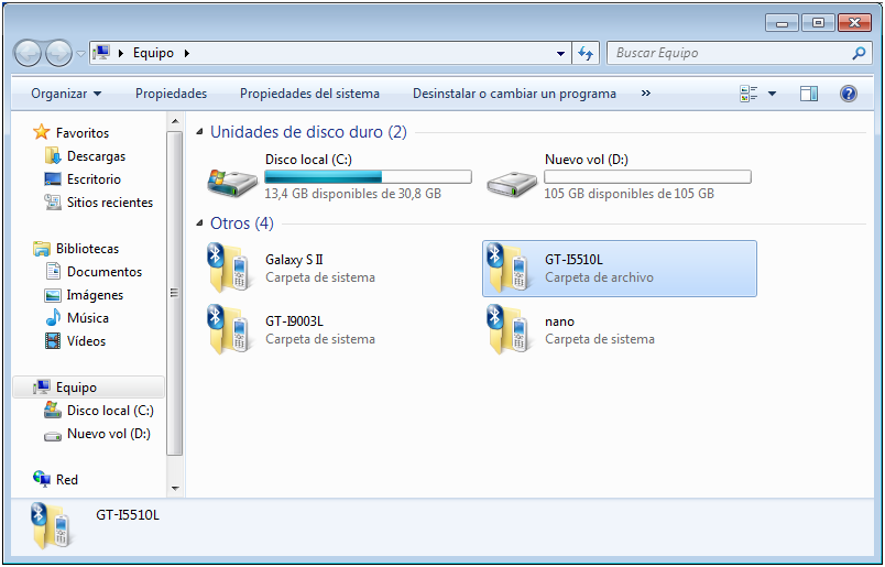 ¿Cómo configurar el Bluetooth?(NP305U1A)