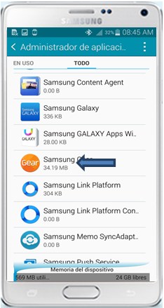 Gear: ¿Por qué no puedo ver las notificaciones?