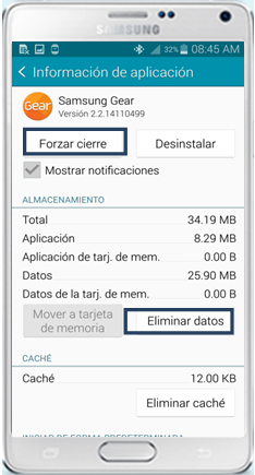 Gear: ¿Por qué no puedo ver las notificaciones?