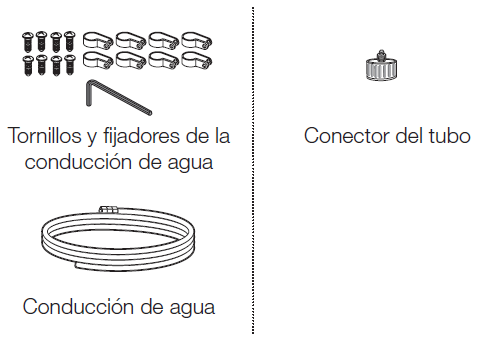 Nevecón RF31FMEDBSL - ¿Cómo realizo la instalación de la tubería del dispensador de agua?