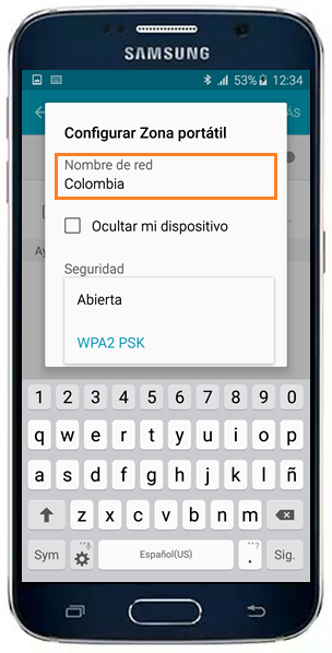 Galaxy S6/S6 Edge - ¿Cómo configurar la zona Wi-Fi portátil?