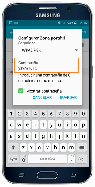 Galaxy S6/S6 Edge - ¿Cómo configurar la zona Wi-Fi portátil?