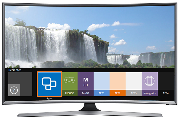 Curvo Smart TV J6500 Serie 6 - ¿Cómo bloquear/desbloquear aplicaciones?