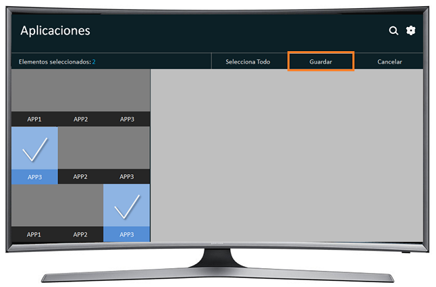 Curvo Smart TV J6500 Serie 6 - ¿Cómo bloquear/desbloquear aplicaciones?