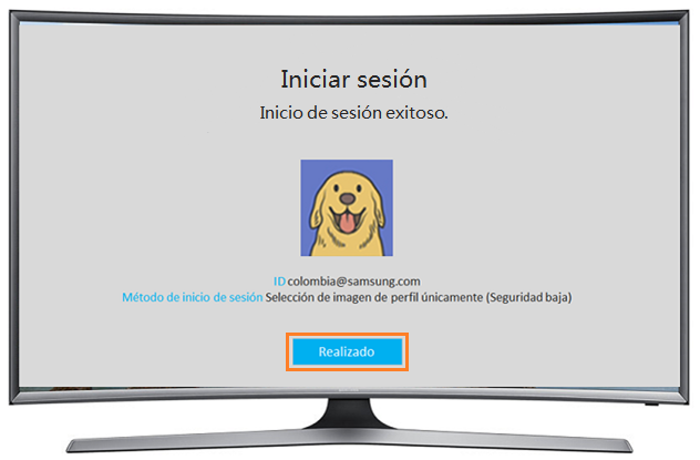 Curvo Smart TV J6500 Serie 6 - ¿Cómo registrar una cuenta Samsung existente?