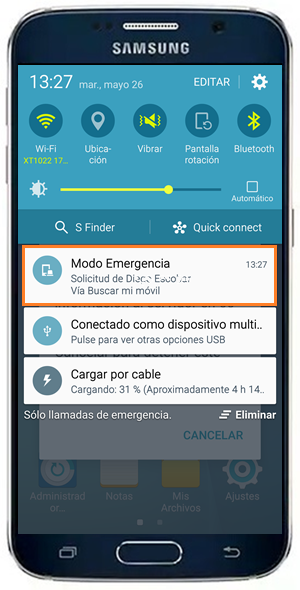 Galaxy - ¿Cómo vincular un tutor para casos de emergencias o desastres?