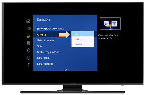 Samsung Smart TV: UN48JU6500: ¿Cómo sintonizar los canales en mi TV?