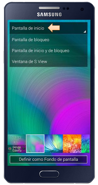 Galaxy A5 - ¿Cómo realizo la búsqueda rápida de ajustes?