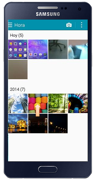Galaxy A5 - ¿Cómo cambiar el fondo de pantalla desde la galería?