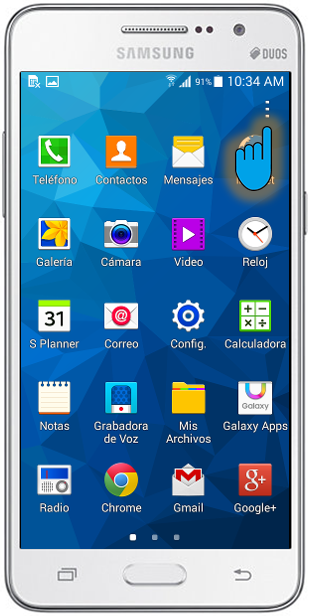 Samsung Galaxy Grand Prime: ¿Cómo desactivar/reactivar aplicaciones?