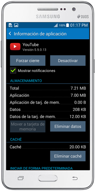 Samsung Galaxy Grand Prime: ¿Cómo desactivar/reactivar aplicaciones?