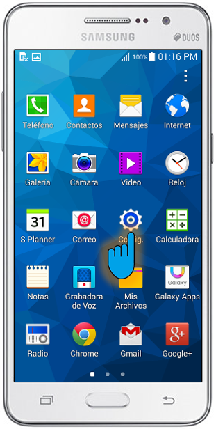 Samsung Galaxy Grand Prime: ¿Cómo registrar una cuenta de correo electrónico?