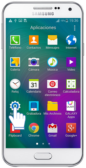 Galaxy E5 - ¿Cómo activar el Modo Estándar?