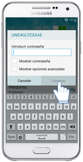 Galaxy E5 - ¿Cómo realizo la configuración inicial en mi dispositivo?