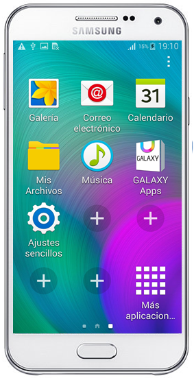 Galaxy E5 - ¿Cómo activar el Modo Estándar?