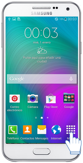 Galaxy E5 - ¿Cómo conectarse a una red Wi-Fi?