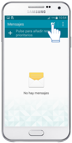 Galaxy E5 - ¿Cómo activar el Texto predictivo?