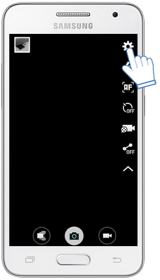 Galaxy Core2 - ¿Cómo resTablecer los ajustes de la Cámara?