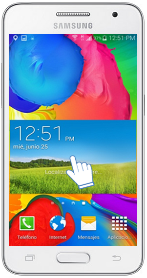 Galaxy Core2 - ¿Cómo agregar o eliminar un Widget?
