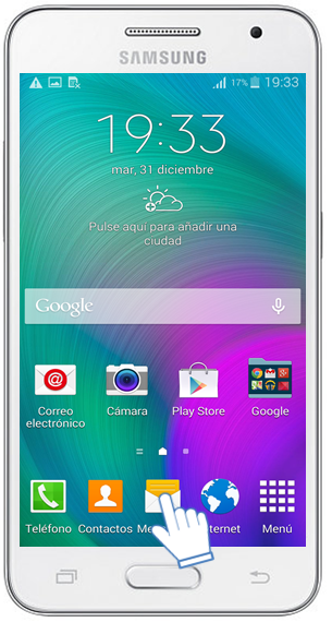 Galaxy Core2 - ¿Cómo cambiar el tamaño de la fuente?