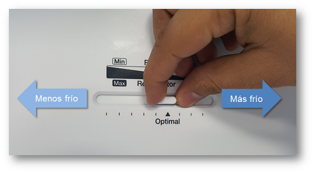 Refrigerador: RT38FEAKDSL- ¿Cómo ajustar la temperatura del congelador?