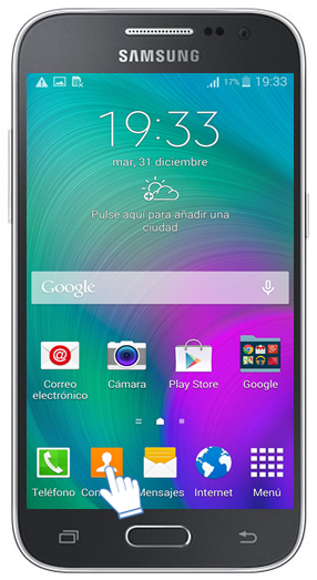 Galaxy Core Prime: ¿Cómo importar contactos desde archivo?