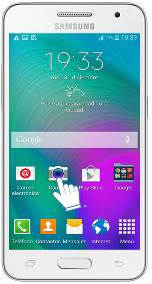 Galaxy Core2 - ¿Cómo resTablecer los ajustes de la Cámara?